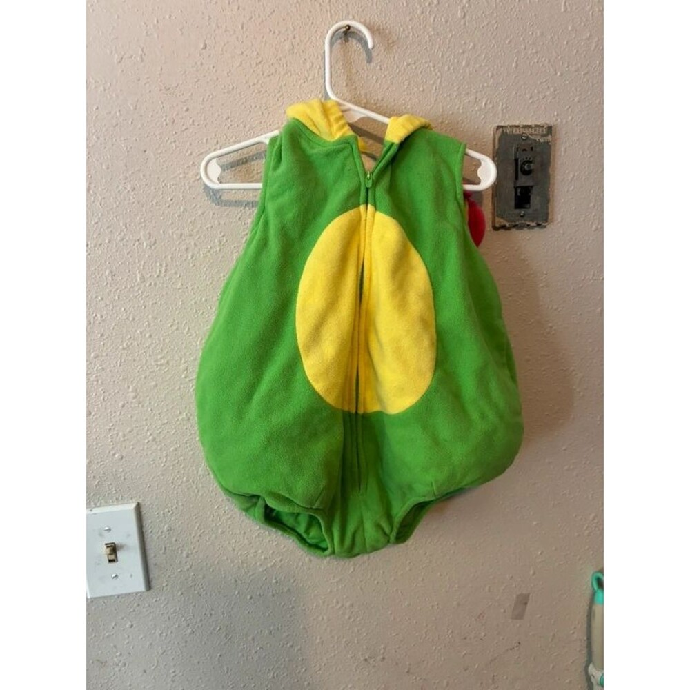Carter’s Flower Halloween Costume 18 Months Green Pink Hooded Romper